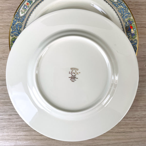 Lenox Autumn dinner plates - set of 2 - 10.5" - NextStage Vintage