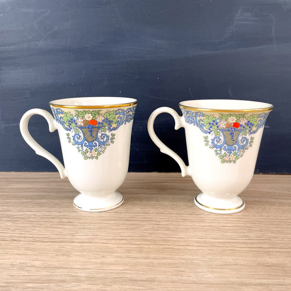 Lenox Autumn Footed Mug 4 1/2" - a pair - NextStage Vintage