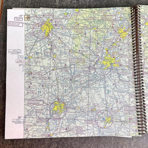 Howie Keefe's Air Chart Systems - Aviation Topographic Atlas - 1996