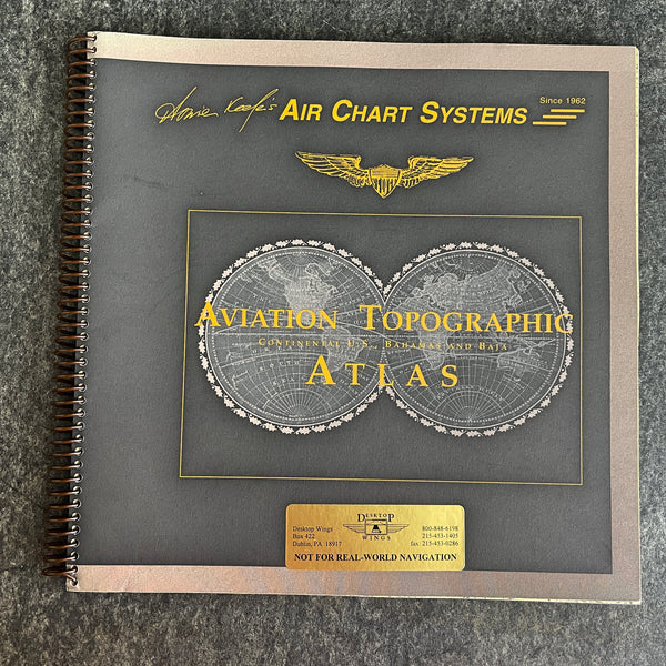 Howie Keefe's Air Chart Systems - Aviation Topographic Atlas - 1996