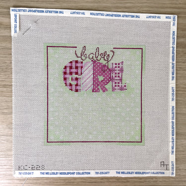 Associated Talents baby Girl needlepoint canvas #KC-228 - NextStage Vintage