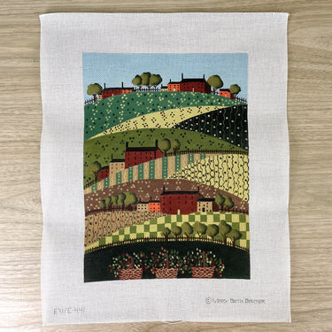Mary Beth Baxter Ewe and Eye Spring Baskets needlepoint canvas #EWE-441 - NextStage Vintage
