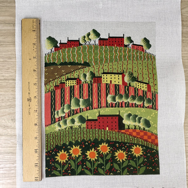 Mary Beth Baxter Ewe and Eye Summer Sunflowers needlepoint canvas #EWE-442 - NextStage Vintage