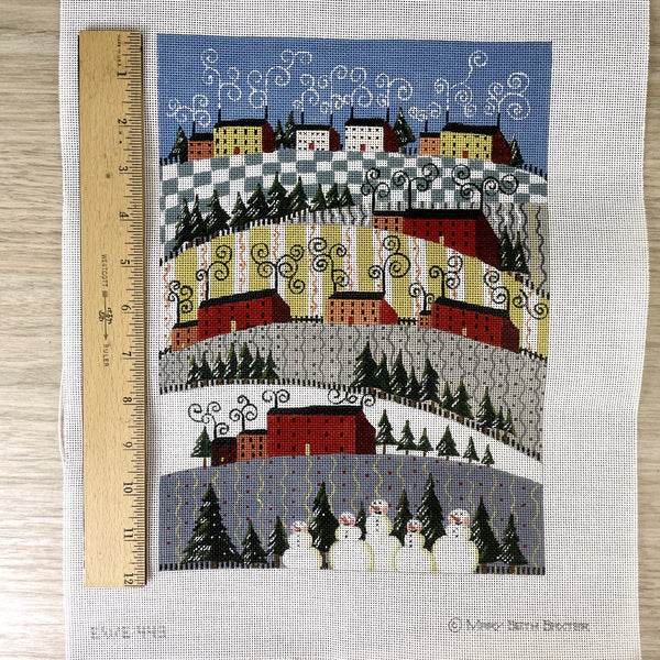 Mary Beth Baxter Ewe and Eye Winter Snowmen needlepoint canvas #EWE-443 - NextStage Vintage