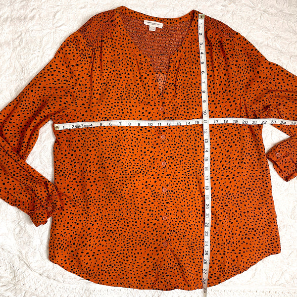 beachlunchlounge spotted tunic shirt - size XL - NextStage Vintage