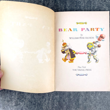 Vintage children's books - Around the World With Hob and Bear Party - NextStage Vintage