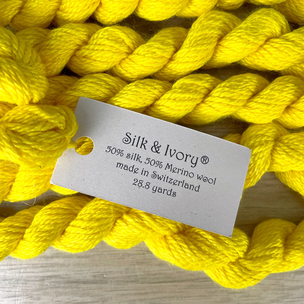 Silk & Ivory needlework threads - 9 skeins - bee's knees! - NextStage Vintage