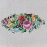 CanvasWorks Traditions floral oval for bench needlepoint canvas #NW1560 - NextStage Vintage