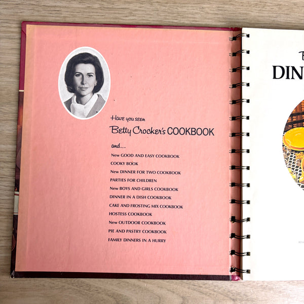 Betty Crocker's Dinner Parties - A Contemporary Guide to Easy Entertaining - 1970 first edition