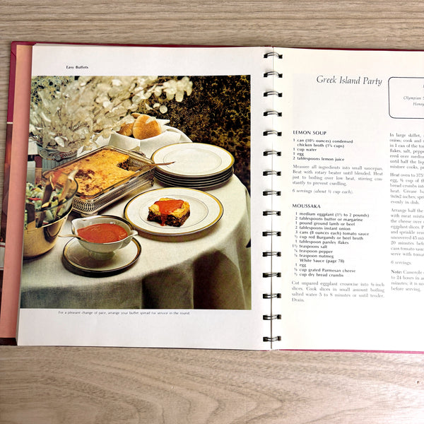 Betty Crocker's Dinner Parties - A Contemporary Guide to Easy Entertaining - 1970 first edition