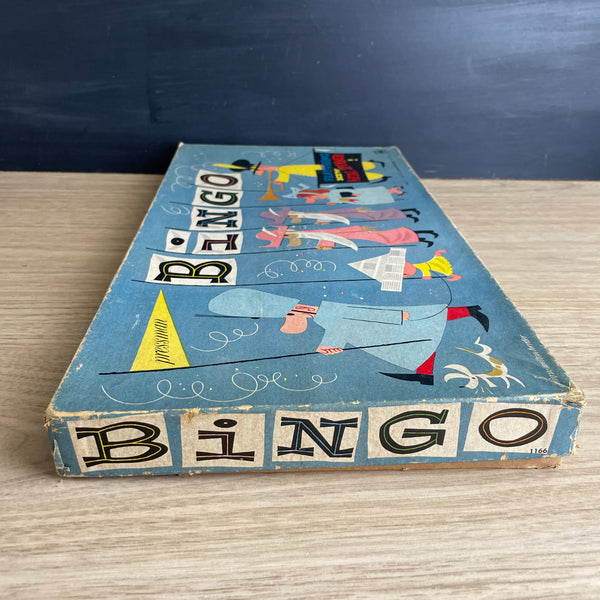 Pressman metal spinner Bingo game - 1960s vintage