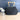 Black raffia woven handbag with wooden handle - made in Italy - vintage - NextStage Vintage