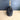 Black raffia woven handbag with wooden handle - made in Italy - vintage - NextStage Vintage