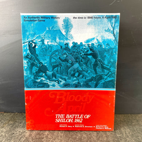 Bloody April: The Battle of Shiloh, 1862 simulation game - unpunched - NextStage Vintage