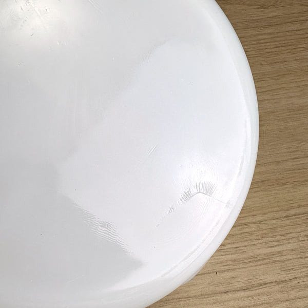 Vintage 1970s Fire King Blue Heaven milk glass baking dish 1 qt round casserole - NextStage Vintage