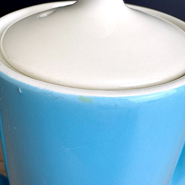 Vintage 1960s Royal USA Blue Heaven coffee pot – 4 cup MCM china - NextStage Vintage