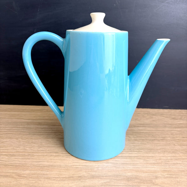 Vintage 1960s Royal USA Blue Heaven coffee pot – 4 cup MCM china - NextStage Vintage