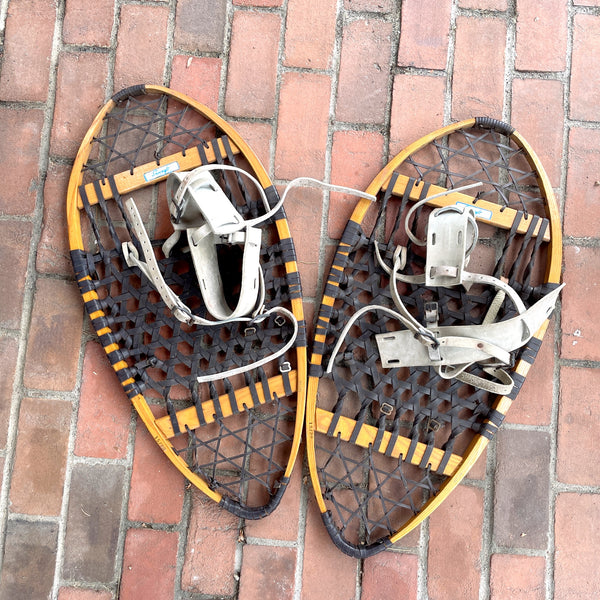 Snocraft Norway Maine bear paw snowshoes - vintage 1970s - NextStage Vintage