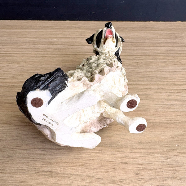 Big Sky Carvers Dogtivity II Border Collie Sheep figurine