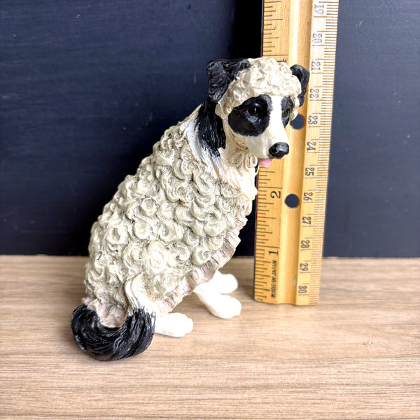 Big Sky Carvers Dogtivity II Border Collie Sheep figurine