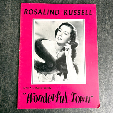 1950s Boston Playbills Plymouth & Shubert Theatres Bad Seed, Wonderful Town, Rosalind Russell, Julie Harris - NextStage Vintage
