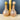 Peach with gold glass vanity boudoir bottles - vintage decor - NextStage Vintage