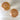 Peach with gold glass vanity boudoir bottles - vintage decor - NextStage Vintage