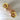 Peach with gold glass vanity boudoir bottles - vintage decor - NextStage Vintage