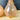 Peach with gold glass vanity boudoir bottles - vintage decor - NextStage Vintage