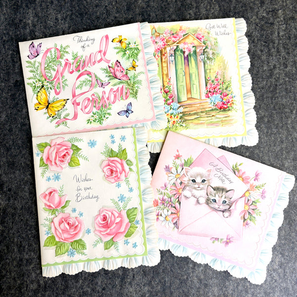 Bouquet All Occasion greeting cards - 9 unused in original box - vintage