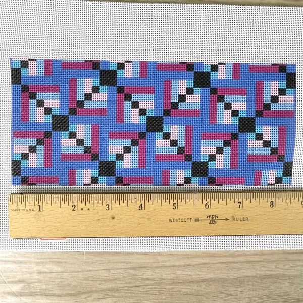 Lee's Needle Arts Purple Pattern insert needlepoint canvas #BR64 - NextStage Vintage