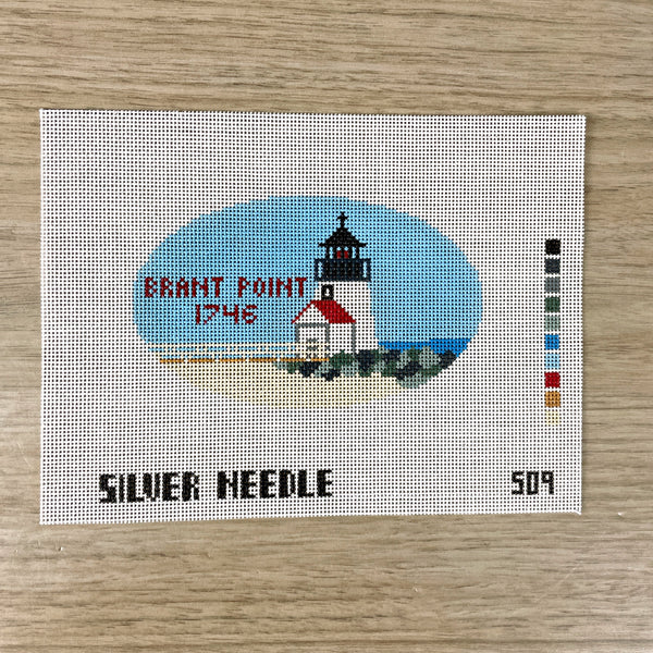 Silver Needle Brant Point ornament needlepoint canvas #509 - NextStage Vintage