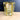 Glass and brass mini display case with mirror back - vintage curio - 3 tier - NextStage Vintage