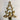 Brass Christmas tree jingle bell door hanger - 1980s vintage
