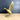 Brass duck / goose in flight figurine - mid century paperweight