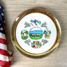 Bretton Woods New Hampshire state souvenir plate - vintage 1960s road trip souvenir - NextStage Vintage