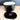 Georges Briard oval black lacquerware ice bucket with metal handles - 1970s vintage - NextStage Vintage