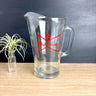 Vintage Budweiser beer pitcher heavy glass barware - Bud King of Beers logo - vintage breweriana - NextStage Vintage