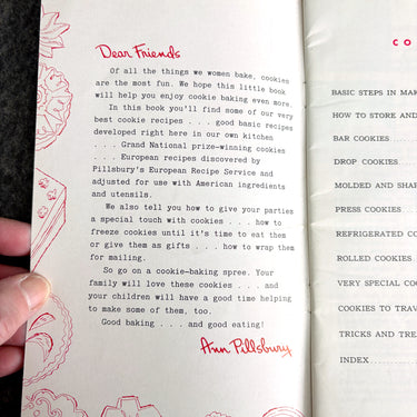Fun-Filled Butter Cookie Cookbook - 1950s vintage - 50 Recipes from Pillsbury's recipe exchange - NextStage Vintage