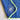 Vintage 1970s Royal Blue Butterfly Appliqué Tablecloth Lime Green Trim - Retro Kitchen - NextStage Vintage
