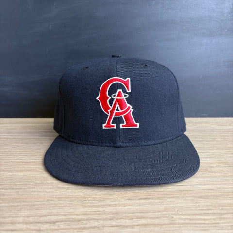 California Angels New Era Diamond Collection wool 1990s MLB fitted cap - size 7 1/2
