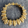Camrose & Kross Jaqueline Kennedy goldtone and rhinestone link bracelet - NextStage Vintage