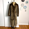 Canadian beaver full length 49" fur coat - size XL - NextStage Vintage