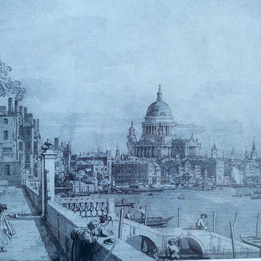 Canaletto Print Set Venice Grand Canal and London View 14x11