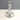 Cambridge Glass Caprice triple candlestick - 1940s vintage - NextStage Vintage