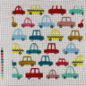 Meri Meri cars and cabs needlepoint canvas #MM1400 - NextStage Vintage