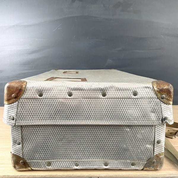 Aluminum metal shipping box - 1950s vintage - NextStage Vintage