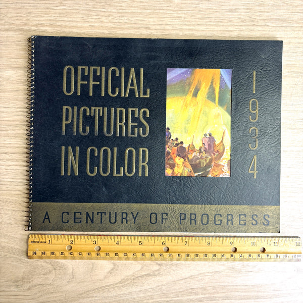 1934 Official Pictures in Color - souvenir of Century of Progress Exposition Chicago