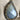 Sterling Silver Gray Chalcedony Dangle Earrings - Teardrop with Pavé Halo - NextStage Vintage