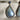 Sterling Silver Gray Chalcedony Dangle Earrings - Teardrop with Pavé Halo - NextStage Vintage